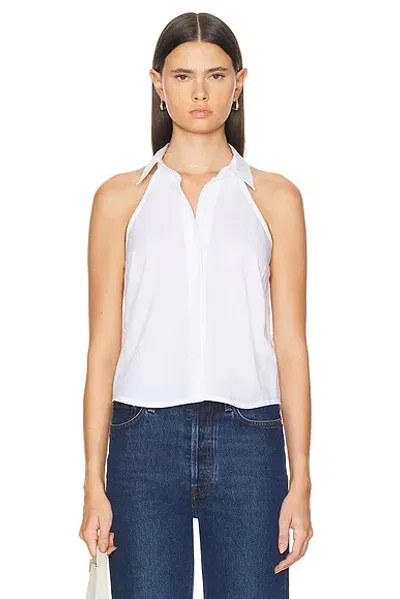 Citizens Of Humanity Adeline Sleeveless Shirt In Optic White