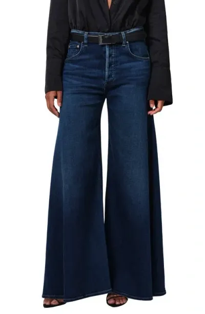 Citizens Of Humanity Amari High Waist Wide Leg Jeans In Regatta