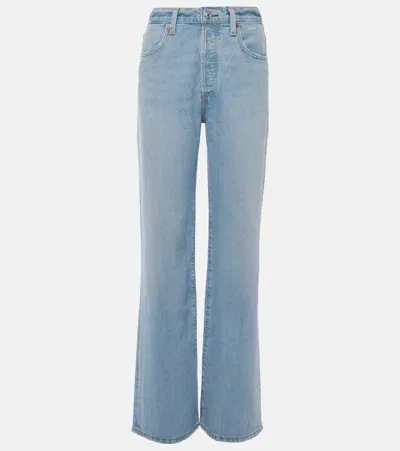 Citizens Of Humanity Annina High-rise Wide-leg Jeans In Blue