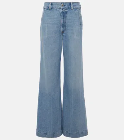 Citizens Of Humanity Beverly High-rise Wide-leg Jeans In Blue