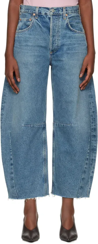 Citizens Of Humanity Blue Horseshoe Jeans In First Class