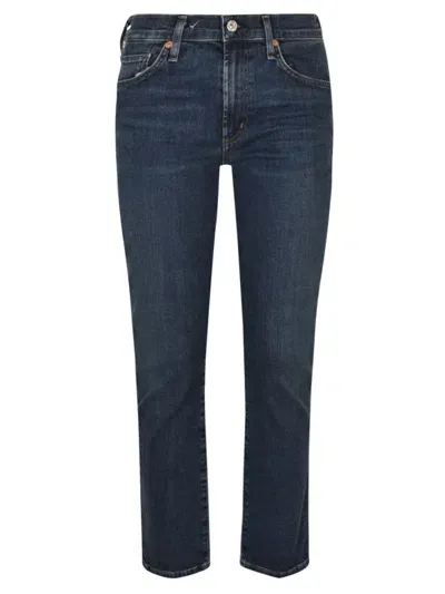 Citizens Of Humanity - Skyla Mid Rise Cigarette Jeans In Blue