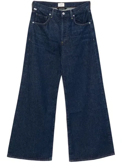 Citizens Of Humanity High-rise Wide-leg Jeans In Blue