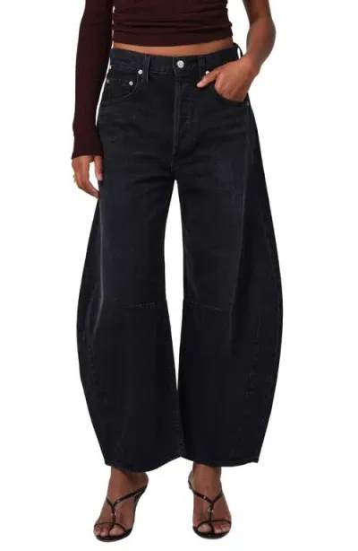 Citizens Of Humanity Horseshoe Superhigh Waist Ankle Barrel Jeans In Andreas