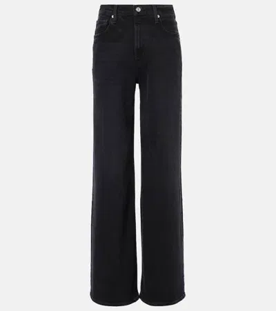 Citizens Of Humanity Paloma High-rise Wide-leg Jeans In Black