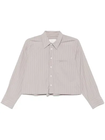 Citizens Of Humanity Striped Shirt In Grey