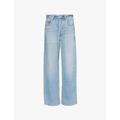 Citizens Of Humanity Ayla Baggy Cuffed Crop Jeans In Light Wash