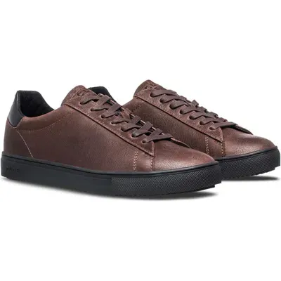 Clae Bradley Leather Sneaker In Demitasse Leather Black