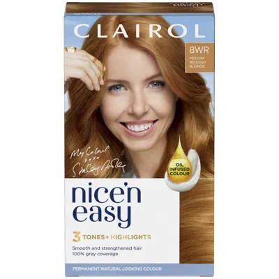 Clairol Nice' N Easy Crème Natural Looking Oil Infused Permanent Hair Dye 177ml (various Shades) - 8wr Golde In 8wr Golden Auburn