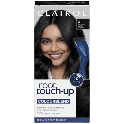 Clairol Root Touch-up Permanent Hair Dye Long-lasting Intensifying Colour With Full Coverage 30ml (various S In 2 Black