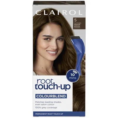 Clairol Root Touch-up Permanent Hair Dye Long-lasting Intensifying Colour With Full Coverage 30ml (various S In 5 Medium Brown