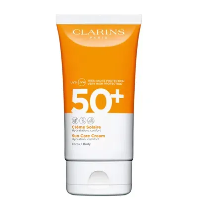 Clarins Sun Care Cream Body Spf 50 In White