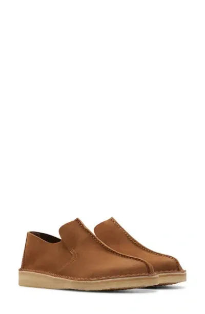 Clarks Desert Mosier Slip-on Shoe In Cola Suede