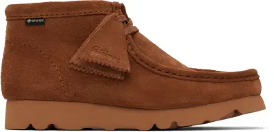 Clarks Originals Tan Wallabee Gore-tex Boots In Mocha Bisque Sde