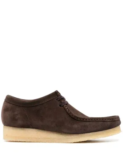 Clarks Suede Shoes In Brown