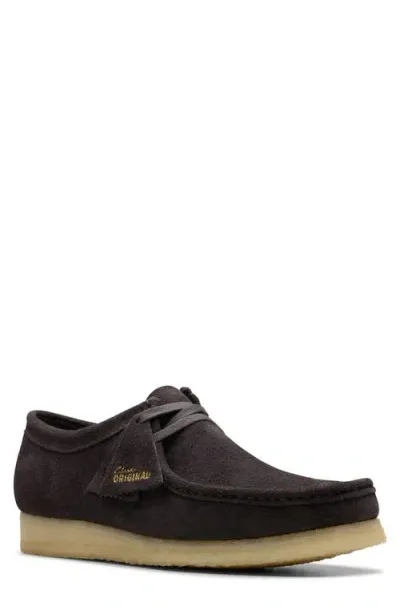 Clarksr Clarks(r) Clarks® 'wallabee' Moc Toe Derby In Brown Slate Suede