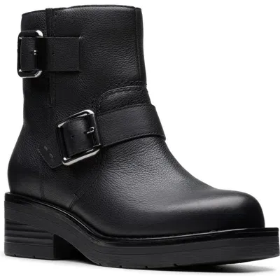 Clarksr Clarks(r) Rebelle Buckle Boot In Black Leather