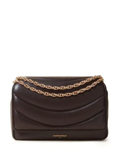 Claudie Pierlot Alba Shoulder Bag In Braun