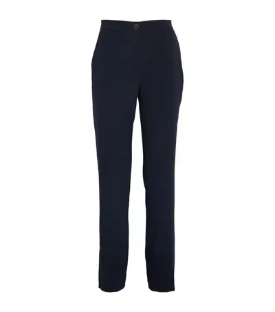 Claudie Pierlot Straight Parfum Tailored Trousers In Blue