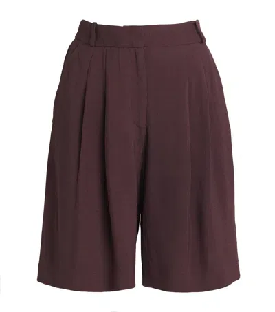 Claudie Pierlot Tailored Shorts In Brown