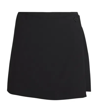 Claudie Pierlot Wrap-around Skort In Black