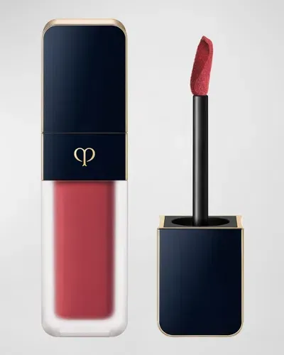 Clé De Peau Beauté Cream Rouge Matte Liquid Lipstick In Flame Lily