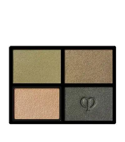 Clé De Peau Beauté Eye Colour Shadow Quad In Green