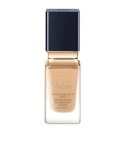 Clé De Peau Beauté Radiant Fluid Foundation Matte In Beige