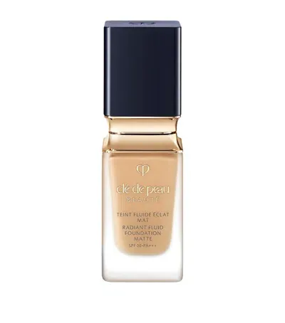 Clé De Peau Beauté Radiant Fluid Foundation Matte In Brown