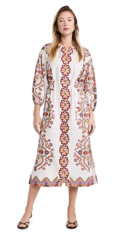 Cleobella Kaila Midi Kaftan Lagos Print In Multi