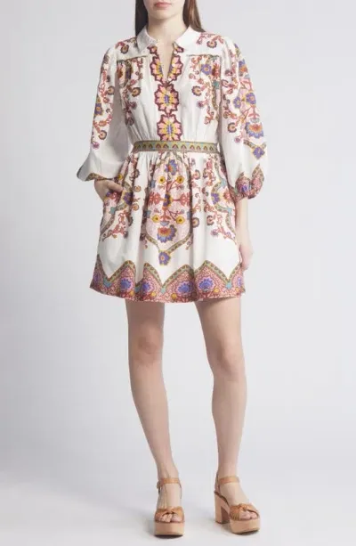 Cleobella Leigh Mini Dress In Lagos Print In Multi