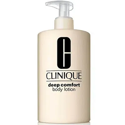 Clinique Deep Comfort Body Lotion 400ml With Pump In White