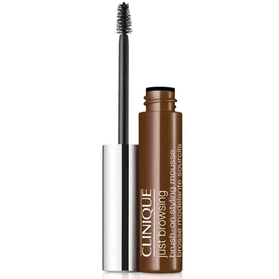 Clinique Just Browsing Brush-on Styling Mousse 2ml (various Shades) - Deep Brown In White