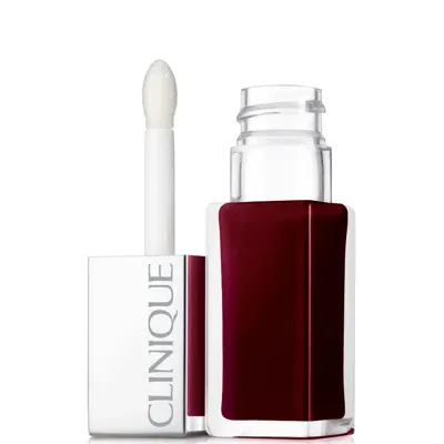 Clinique Limited-edition Pop Lip And Cheek Oil In Black Honey 7ml In White