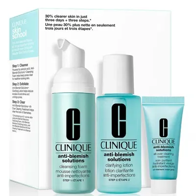 Clinique Skin School Supplies: Anti-blemish Basics In White