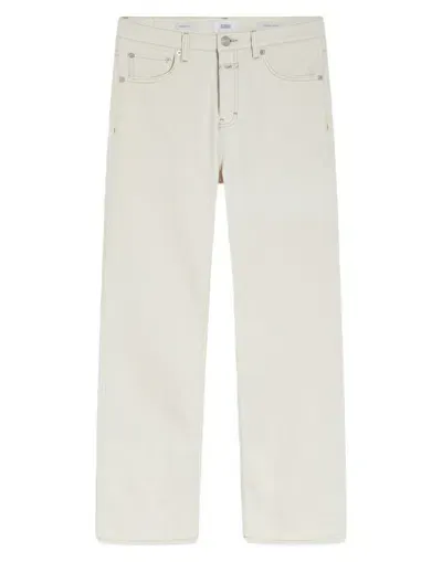 Closed Morus Mid-rise Wide-leg Jeans In White