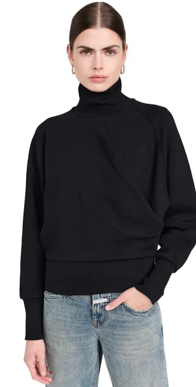 Closed Draped Turtleneck Sweatshirt Black In 100 Black