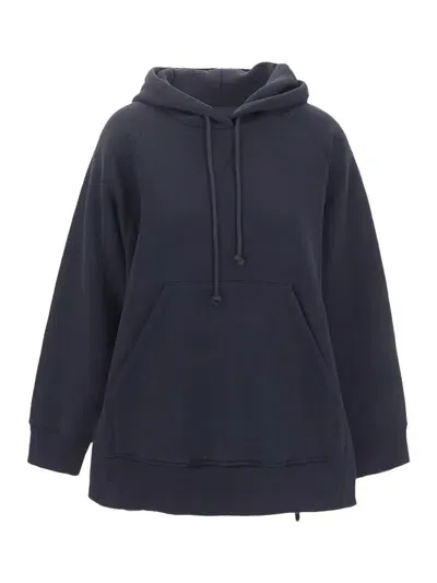 Closed Hooded Sweatshirt In Dark Night