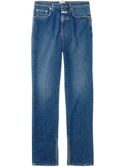 Closed Jaylen Mid-rise Flared Jeans In Blue