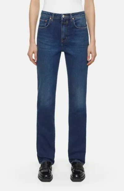 Closed Jaylen Straight Leg Jeans In Dark Blue