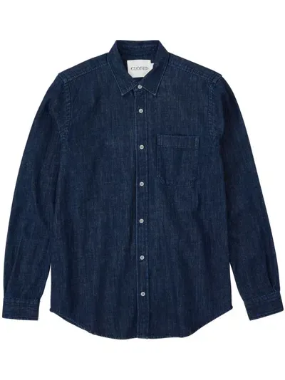 Closed Long-sleeve Denim Shirt In Blue