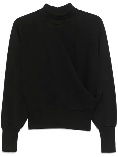 Closed Organic Cotton Sweatshirt In 100 Black