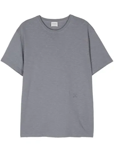 Closed Organic-cotton T-shirt In Blue