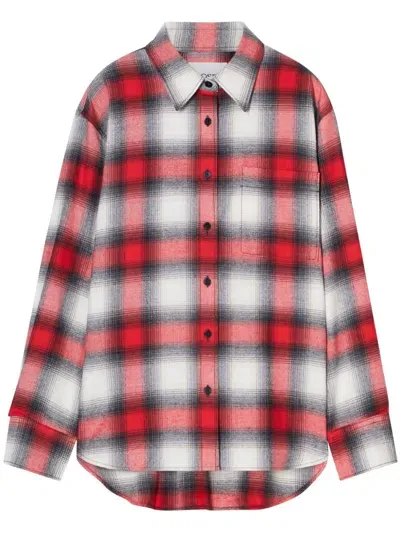 Closed Oversize Shirt In Red