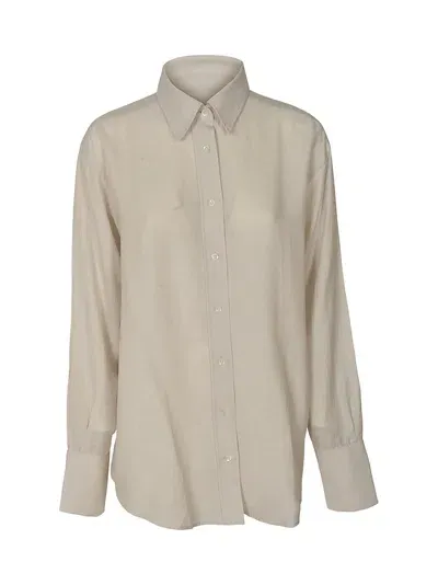 Closed Plain Formal Shirt In Neutral