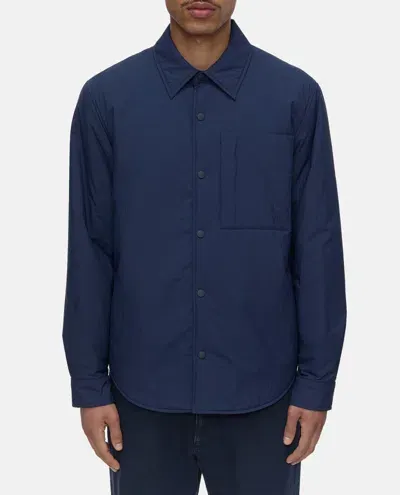 Closed Quilted Overshirt In Blue