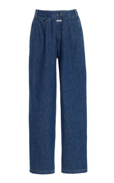 Closed Rhoone Straight Jeans In Blue