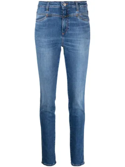 Closed Skinny Denim Jeans In Blue