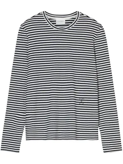 Closed Striped Long-sleeve T-shirt In 100