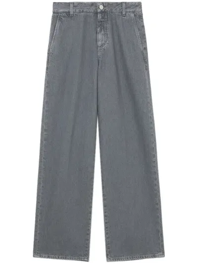 Closed Wide-leg Jeans In Grey